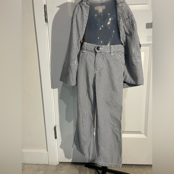 Cherokee Striped Blazer and Pants Set - Picture 3 of 3